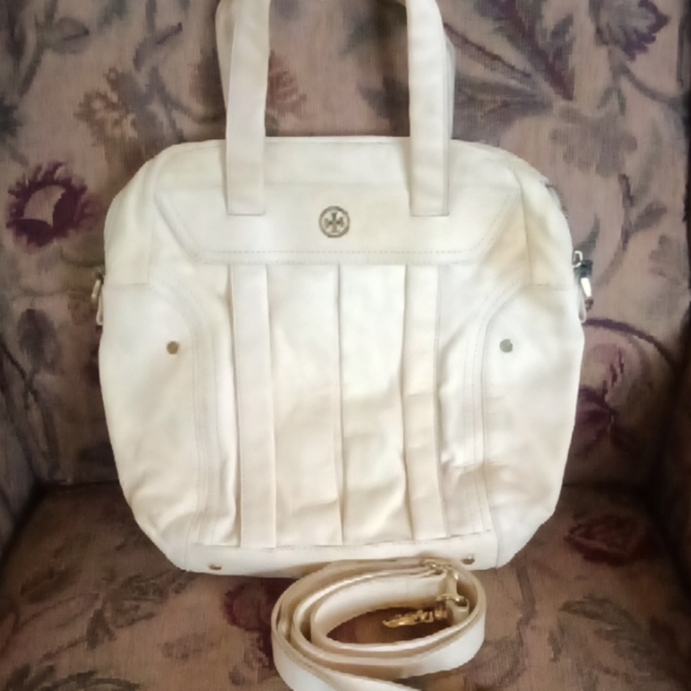 Elegant White Tote Bag